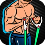 resistance band workout android application logo